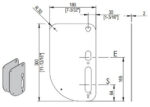 Backplate For Slim XS4 180mm Stainless Steel - Image 2