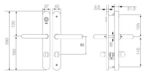 SALTO E1028U92IM48 Security Ibutton ROM Uplift Lever & Thumbturns - Image 2