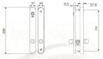 SALTO E1C29072IM48 Security Ibutton ROM Handleset Thumbturns Only - Image 3