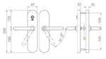 SALTO E2650U00IM48 XS4 Ibutton RW Lever Furniture Wide SSS - Image 2