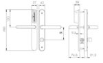 SALTO Comfort Smartcard Handleset Thumbturn Refurbished - Image 2