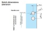 SALTO E9650UGDIM0RH Prox DIN Glass Door Handleset SSS Rh - Image 4