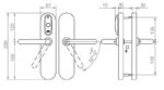 SALTO E9650U00IM48 XS4 Original Wide Proximity Handle Set 45-60mm - Image 2
