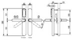 SALTO EM450U00IMB48 XS4 Original Narrow Handleset For 45-60mm Doors - Image 2