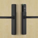SALTO EM750L00NEB485 XS4 One Mifare BLE L Lever Handle Ip65 Black.