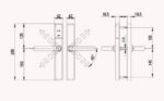 SALTO EM750L00NEB485 XS4 One Mifare BLE L Lever Handle Ip65 Black. - Image 2