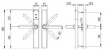 SALTO EM750U00IMB38 XS4 One Mifare BLE U Lever Handle For 32-47mm Door - Image 2