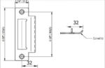 SALTO LA1T0770A74IMSRH Aelement Ansi Mortice Af/Deadlatch Right Hand SS - Image 3