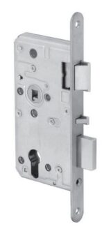 XS4 DIN Glass Door Lock Mechanism Left Hand SS
