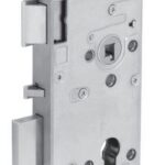 XS4 DIN Glass Door Lock Mechanism Right Hand SS