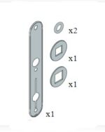 SALTO SP226849 XS4 Outdoor Kit For External Doors Narrow