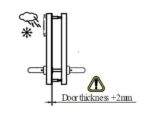 SALTO SP226850 XS4 Outdoor Kit For External Doors Wide - Image 2