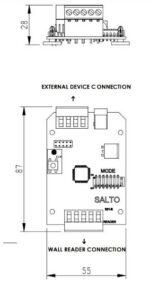 SALTO WRADUPUK Wall Reader Adaptor - Image 2