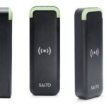 SALTO WRDM0M4B Design Xs Mifare DFire BLE Mullion Reader Blk