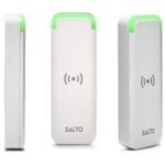 SALTO WRDM0M4W Design Xs Mifare DFire BLE Mullion Reader Wht