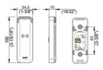 SALTO WRDM0M4W Design Xs Mifare DFire BLE Mullion Reader Wht - Image 2