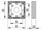 SALTO WRMBH1 Surface Mount Single Box For Wall Reader - Image 2